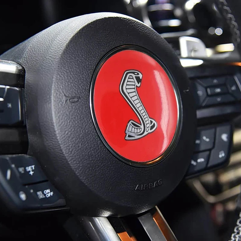 86mm Para Ford Shelby Focus Everest F150 Ranger Mondeo Kuga Emblema Exterior Volante Do Carro Centro Adesivo Acessórios
