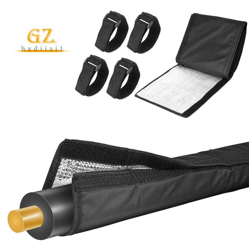 [gzhxdiizi1] Tampa De Isolamento De Tubo De Cobre HVAC De 3 Camadas 72'X 10.2 AC Externa 600D Oxford Flexível Linha Envo