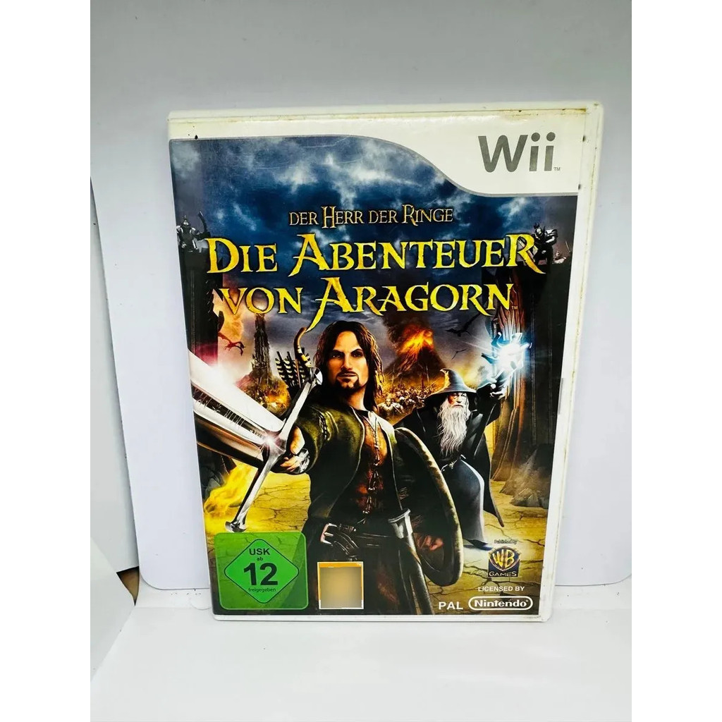 Jogo Original Nintendo Wii - The Lord Of The Rings: Aragorn'