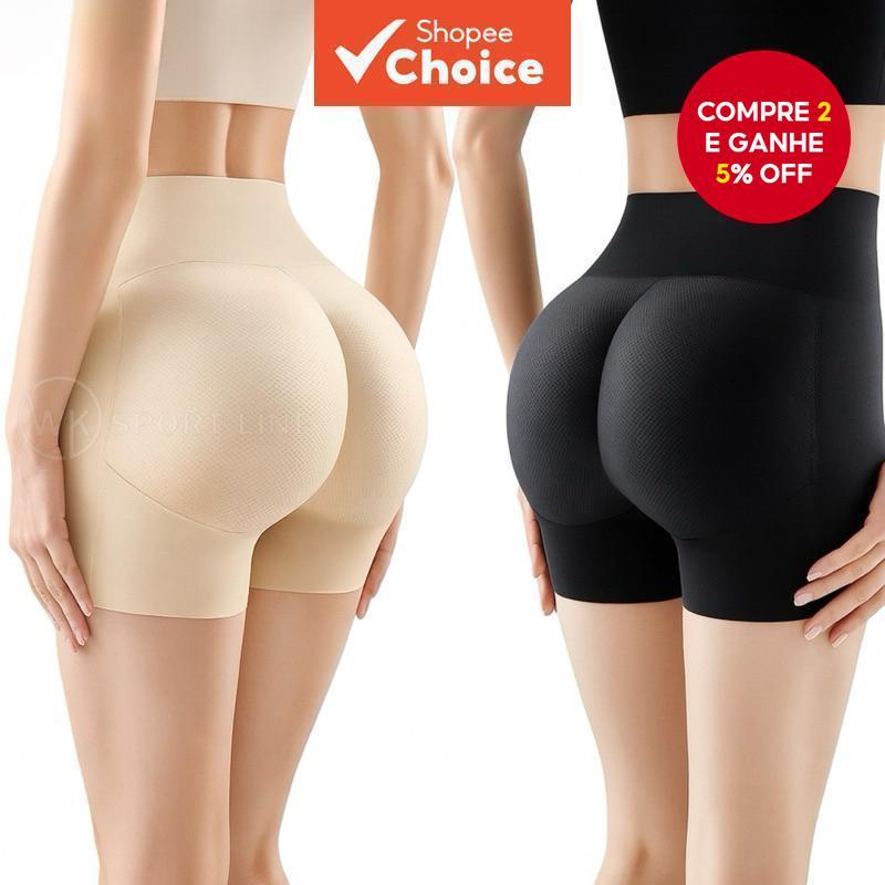 Cueca Curta com Enchimento de Espuma para Levantamento e Modelagem do Bumbum