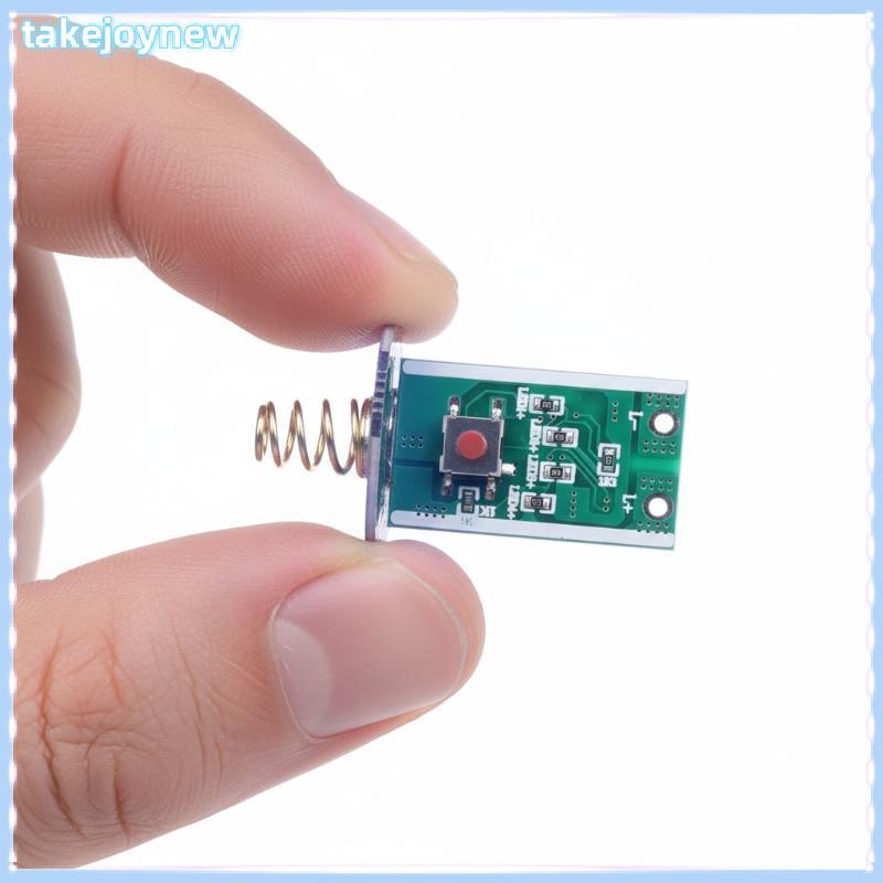 [takejoynewBR] Type C Micro USB 3 4.2V Lanterna De Lítio Única LED Placa De Unidade Para Tocha Recarregável DIY Módulo D