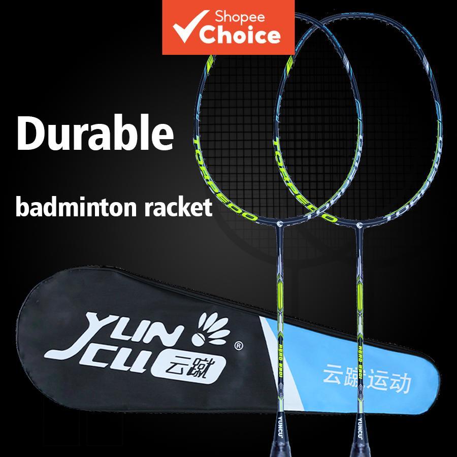 Raquete de Badminton Integrada, Eixo Central Ultra Resistente, Durável e Não Deforma Facilmente, Bolsa de Raquete Bônus
