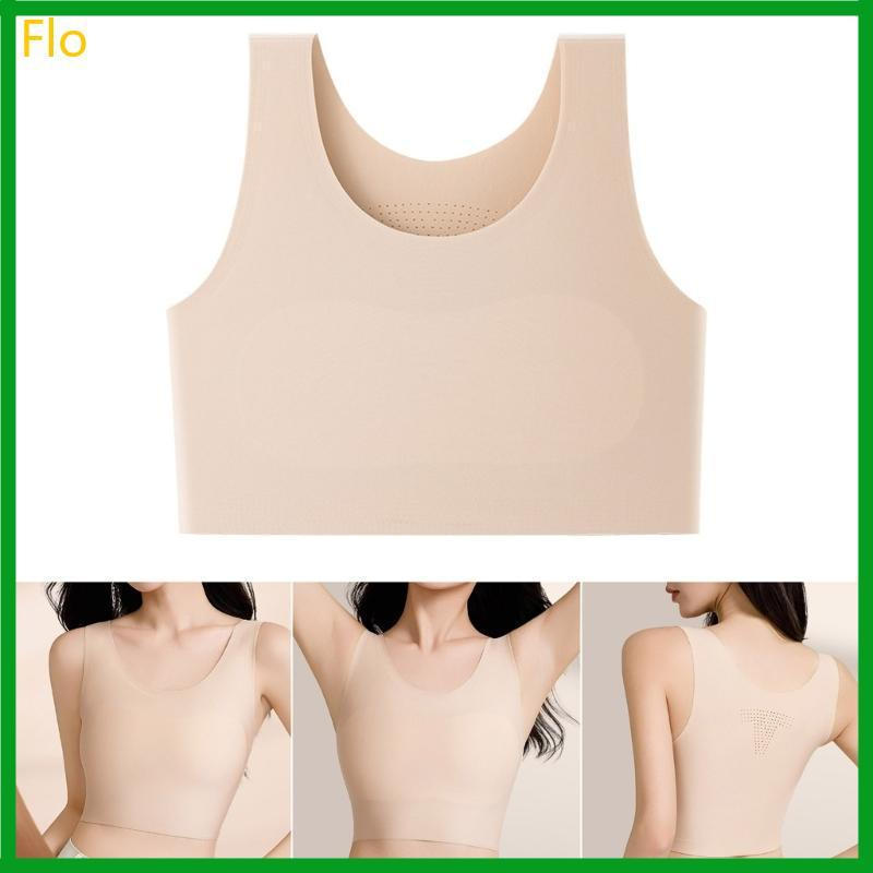 Sutiã de Compressão para Seios Flo, Adequado para Mulheres Transgênero FTM, Tamanho Grande, Estilo Colete Pullover W0VA