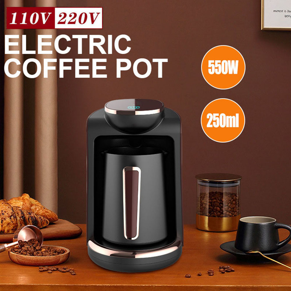 Bule de café padrão americano transfronteiriço, escritório doméstico, máquina de café Mocha italiana, cafeteira turca