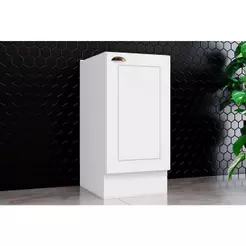 Balcão de Cozinha Americana c/1 Porta s/Tampo 40cm Branco - Henn
