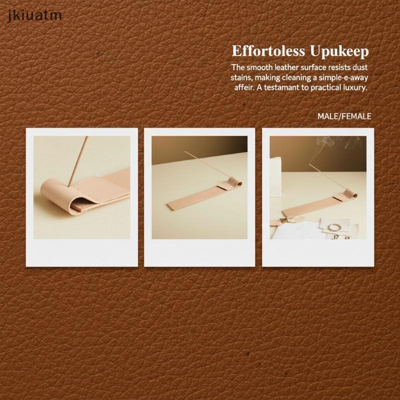 [jkiuatm] Elegante Suporte De Incenso PU Sti Com Base De Bobina De Sândalo Perfeito Para Spa E Bem-Estar BR