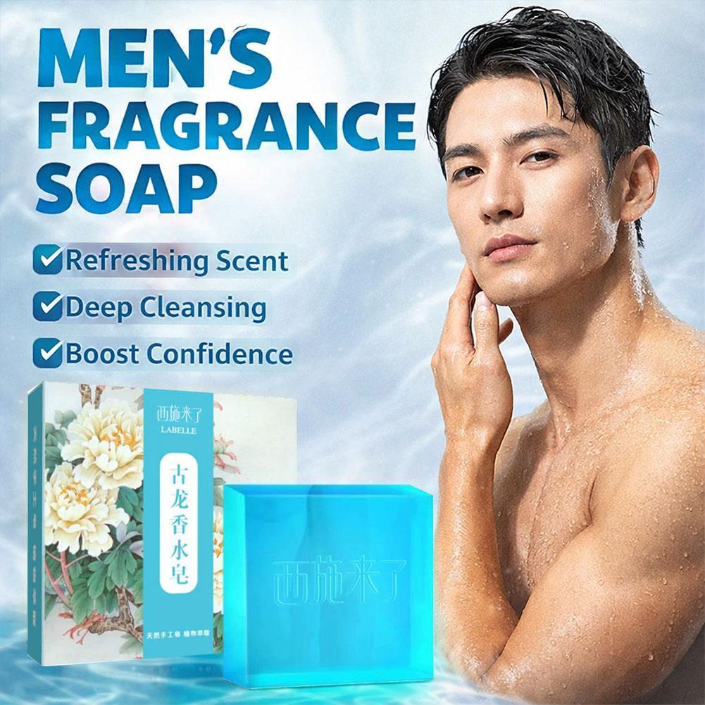 Sabonete De Colônia Em Barra Artesanal , Óleo Essencial , Perfume Refrescante De Longa Duração 55g Para Rosto E Corpo