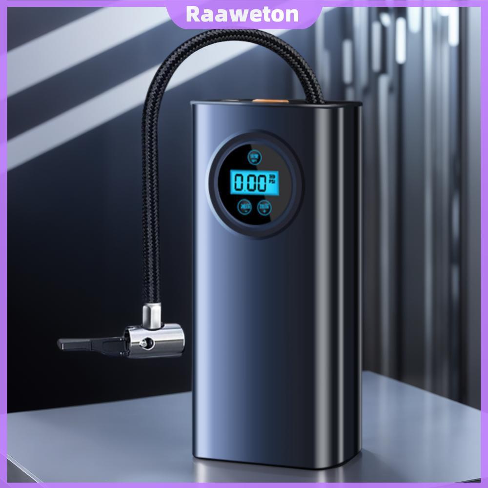 Bomba De Ar Portátil Recarregável Inflador De Pneus De Inflação Rápida Display LCD 1500mAh [Raaaweton.br]