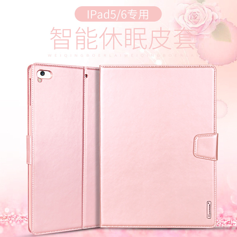 Hanman Mill Adequado para Apple iPad2/3/4 Flip Type Tablet Capa protetora para cartão de dormir Capa de couro