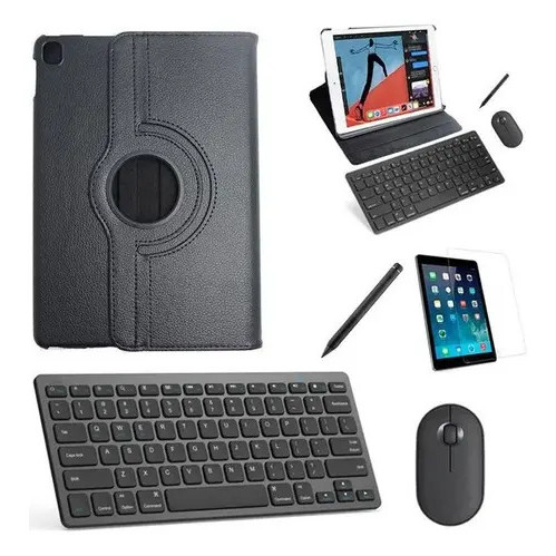 Premium Capa 360 Pret Tecl, Mou Pel Stylu P/iPad Pro 12,9 2020/2021