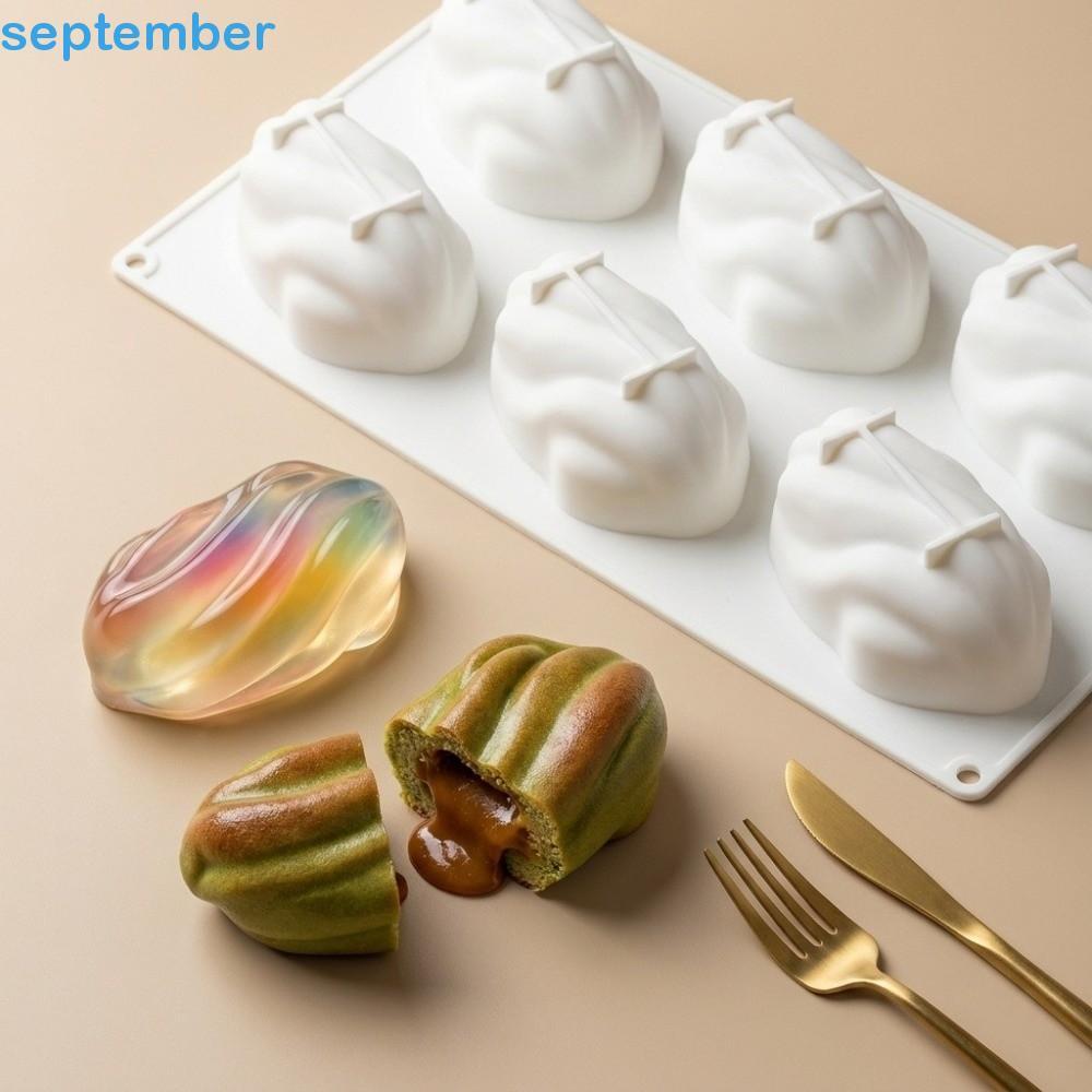 Molde De Silicone Para Cozimento SEPTEMBERB , Flexível Antiaderente Bolo De Mousse Sobremesa Francesa 3D Em Forma De Pis