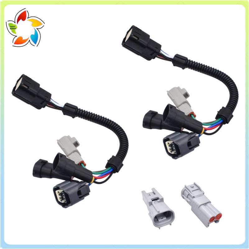 1 Par Plug-And-Play Kit De Chicote De Conversão De Farol Preto P-Fio Adaptadores Para 2016-2023