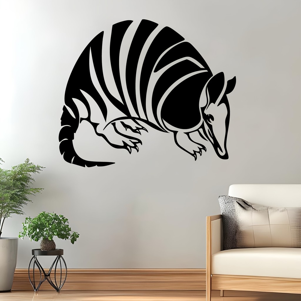 Oláyoung Armadillo Arte De Parede De Metal Ao Ar Livre Decoração De Estátua À Prova De Ferrugem Para Cerca De Jardim Pre