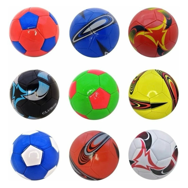 KIT 20 / 50 Unidade Bola de Futebol de Campo Tamanho Oficial no 5 — imagem 2 de 2