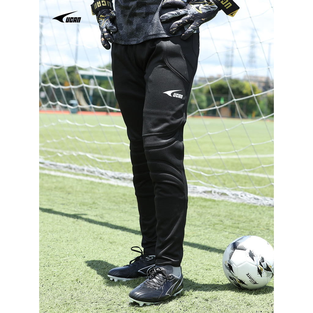 Ucan ucan ucan calças de goleiro de futebol goleiro competição treinamento calças protetoras adulto crianças calças pórt