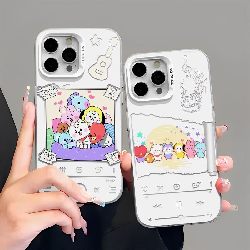 Capa de BTS para Samsung A05 A05S A15 A25 A35 A54 A55 S20 S21 S23 FE Dura Alta Qualidade À Prova de Quedas