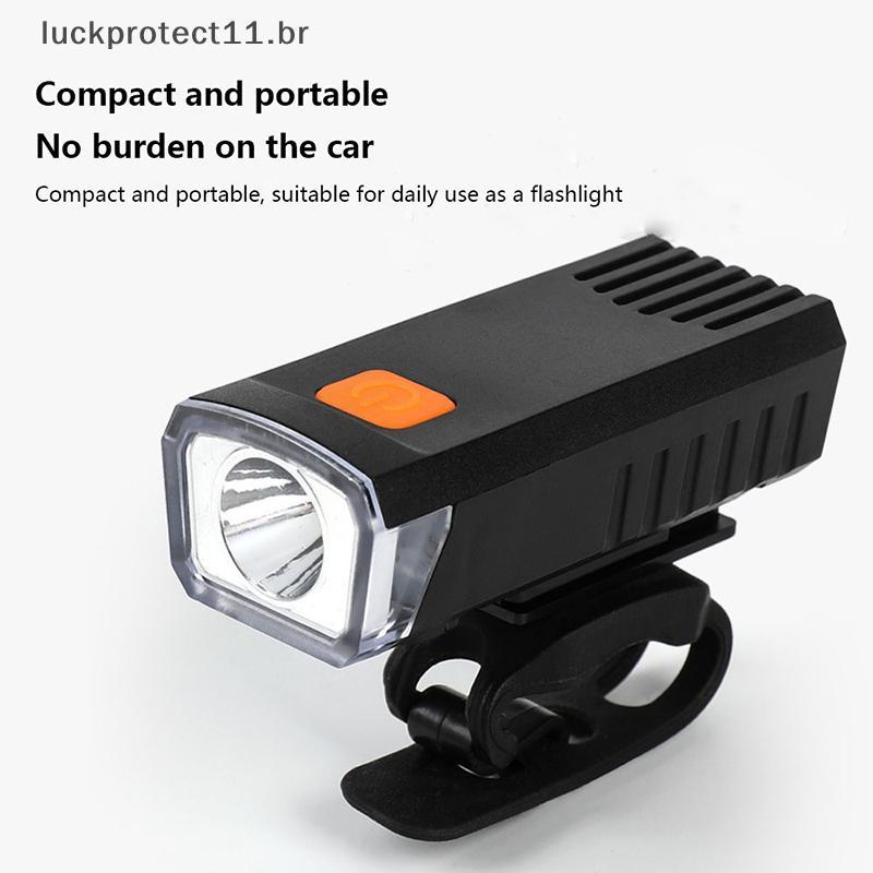 LTBR Brilhante Luz Da Bicicleta LED Frente USB Recarregável Mountain Bike Lâmpada Farol Lanterna Ciclismo Scooter ~