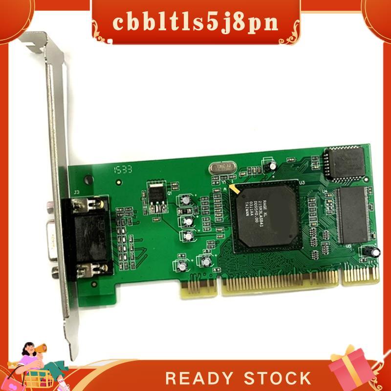 Placa Gráfica De Alto-Falante cbbltls5j8pn VGA PCI 8MB 32Bit Acessórios Para Computador De Mesa Multi Display ATI Rage X
