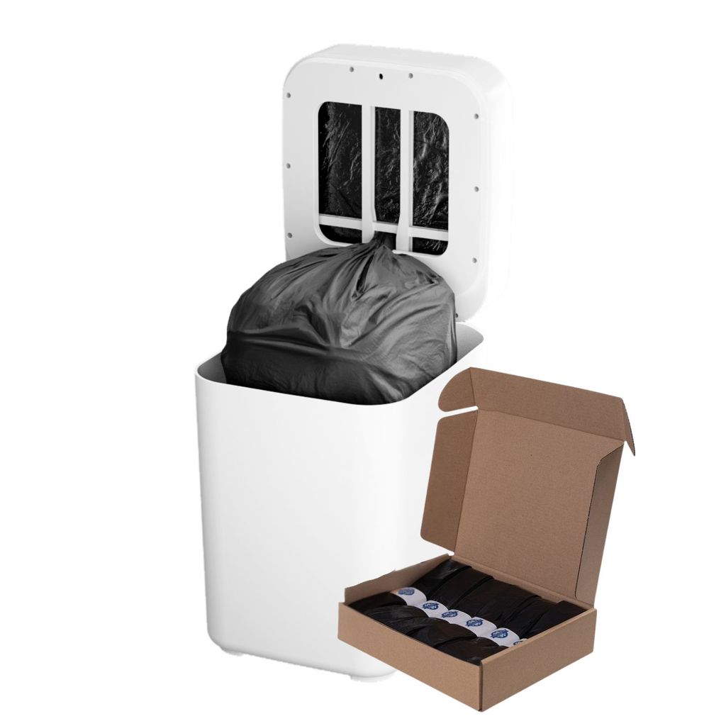 Lixeira Inteligente NEWBIN U01 Combo | 17L | Vedação Automática | Sensor de Movimento