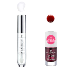 KIT LIPGLOSS extreme shine 01 + WHAT A TINT! essence