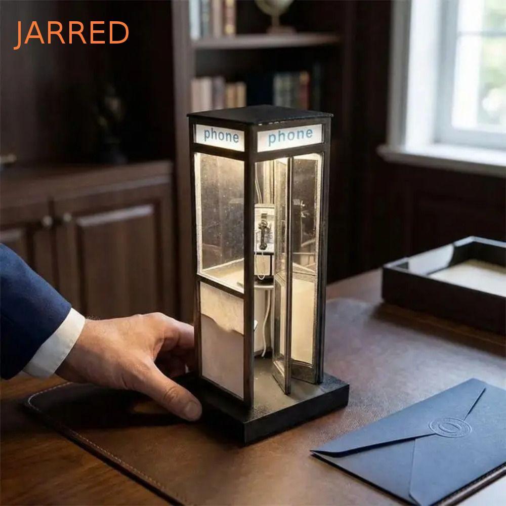 Lâmpada De Cabine Telefônica JARRED , Abajur De Mesa Para Com Decoração Exclusiva Em Estilo Britânico , De Café Luz LED