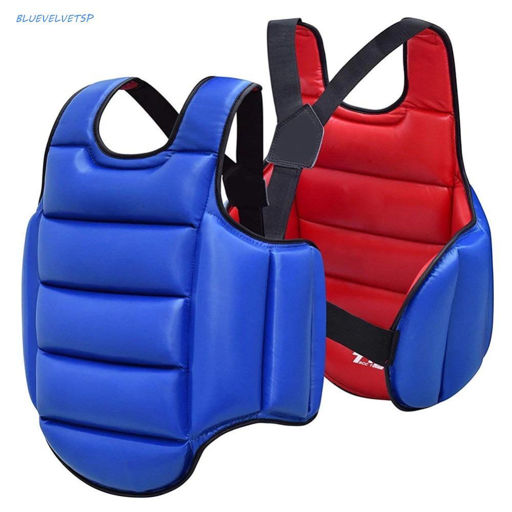 BLUEVELVETSP Protetor Corporal Colete De Artes Marciais , Equipamento De Boxe Uniforme De Treinamento De Espuma Para Alv