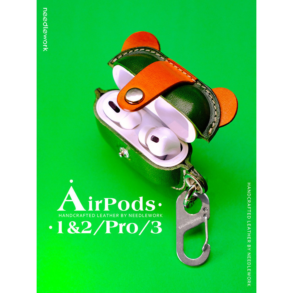 Duas agulhas de uma linha adequada para Apple Airpods Capa protetora Mickey High