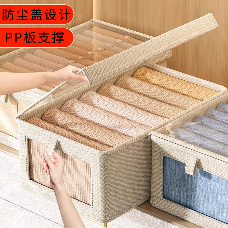 Japão japão importado Oxford pano janela caixa de armazenamento de roupas tipo gaveta organizador de roupas caixa de arm