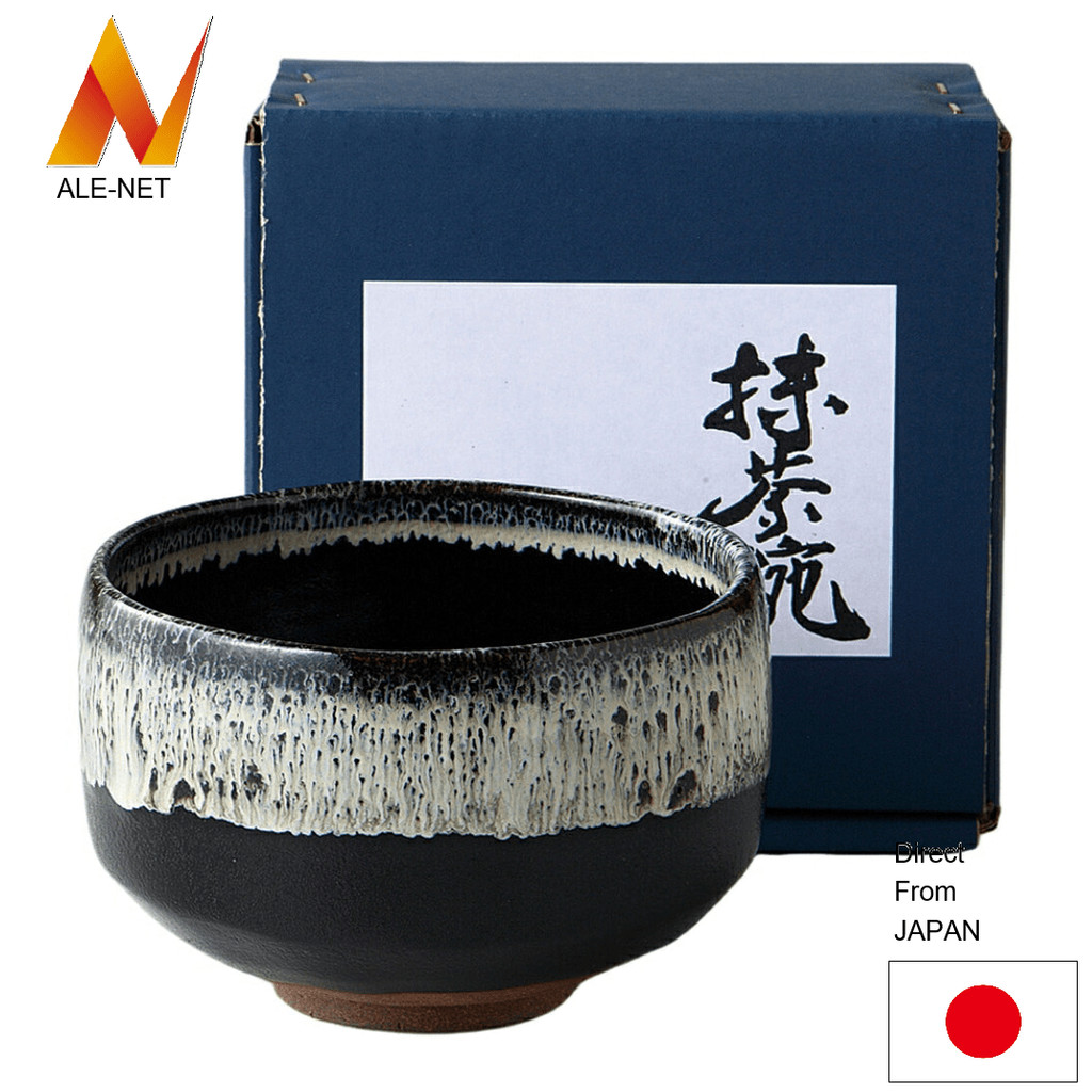 ALE-NET Matcha bowl Satsuma Tenmoku Matcha bowl Ceramic Mino ware Made in Japan 【Direto do Japão】
