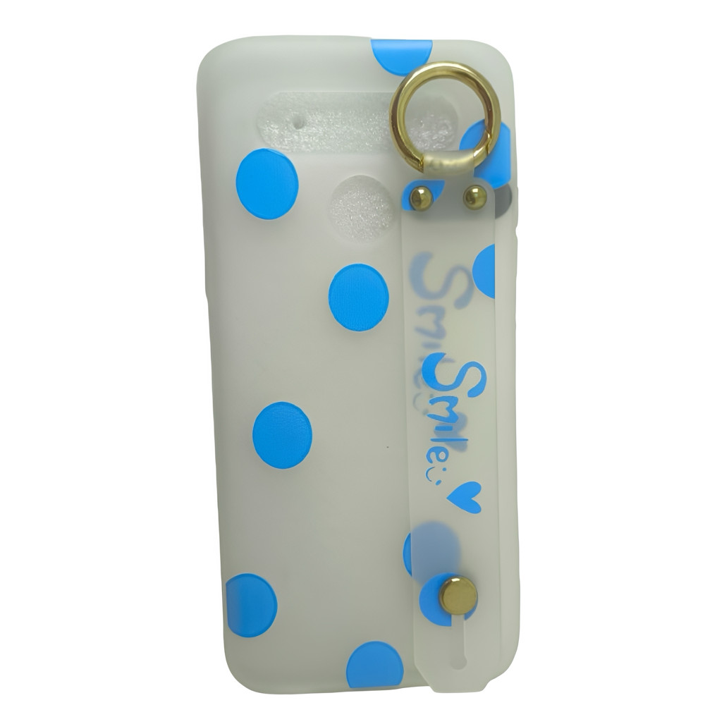 Capa capinha protetora LG K41s bolinha azul