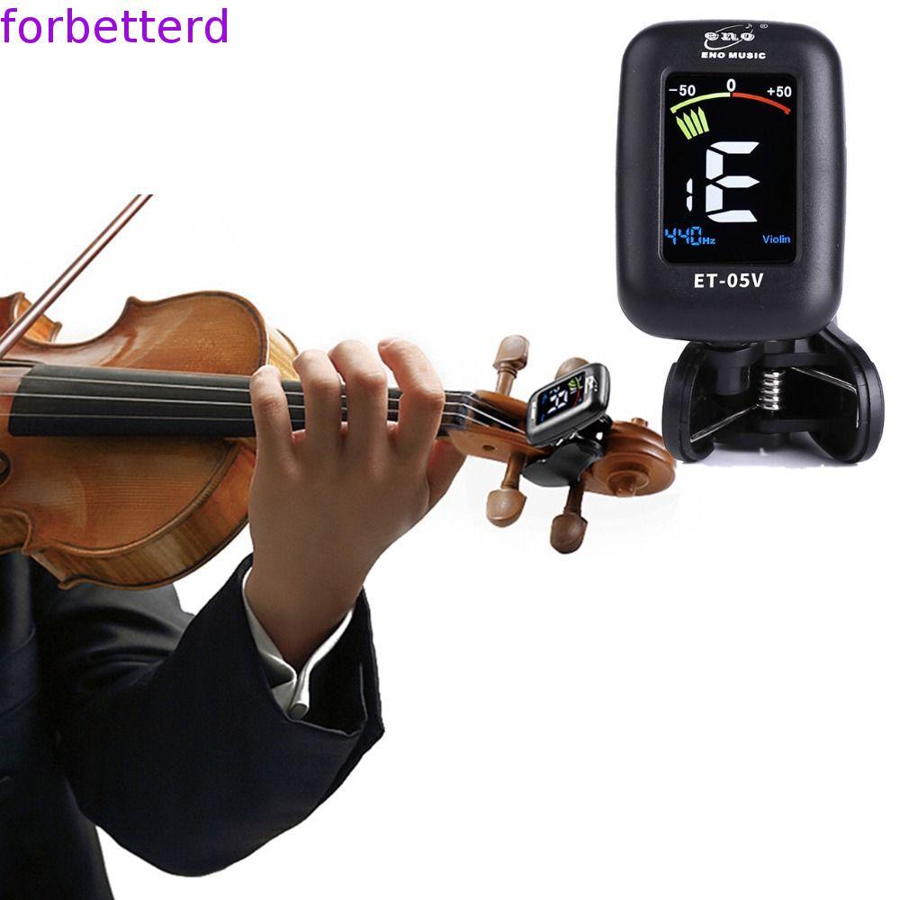 Afinador De Violino FORBETTERD ENO , Mini Eletrônico ET05V , Viola Giratório Digital Portátil