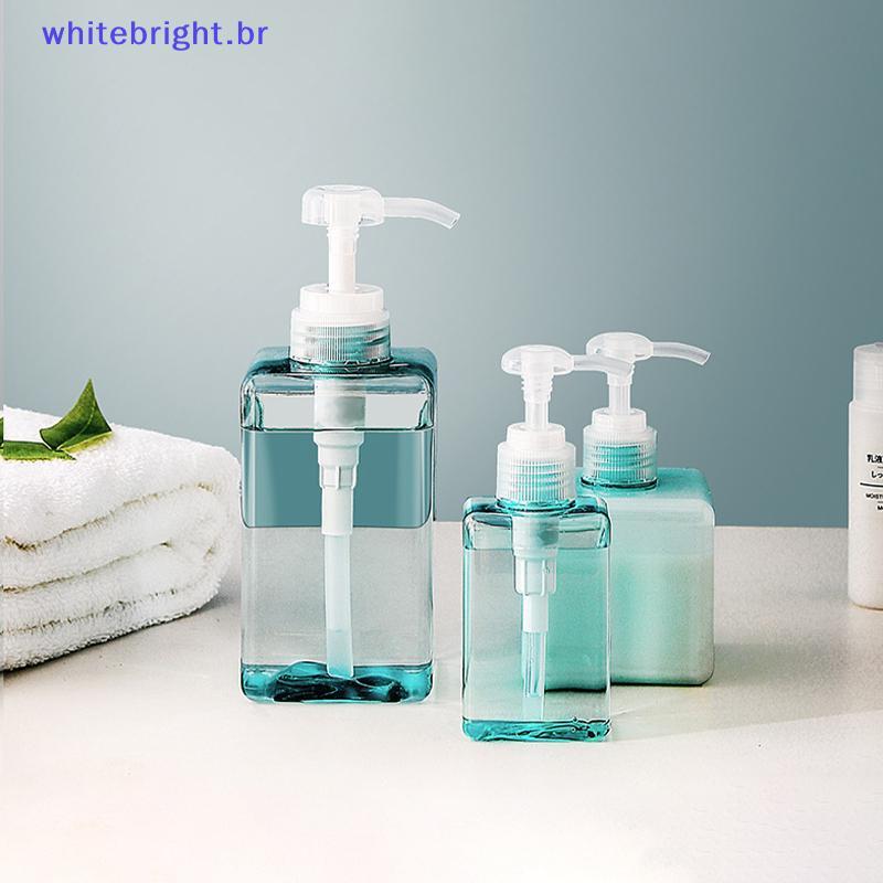 WT 100-650ml Frasco Quadrado Sabonete Líquido Mousse Batida Pontos Engarrafamento Shampoo Loção Gel De Banho Bomba Bottl