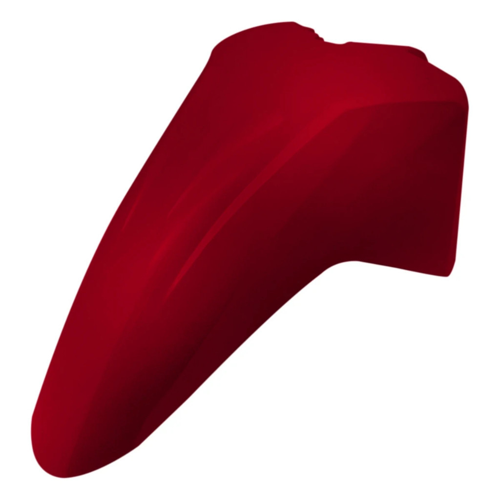 Paralama Dianteiro Frente Moto Honda Biz 110i 2019 à 2021 ABS Virgem Proteção UV Vermelho Pimenta