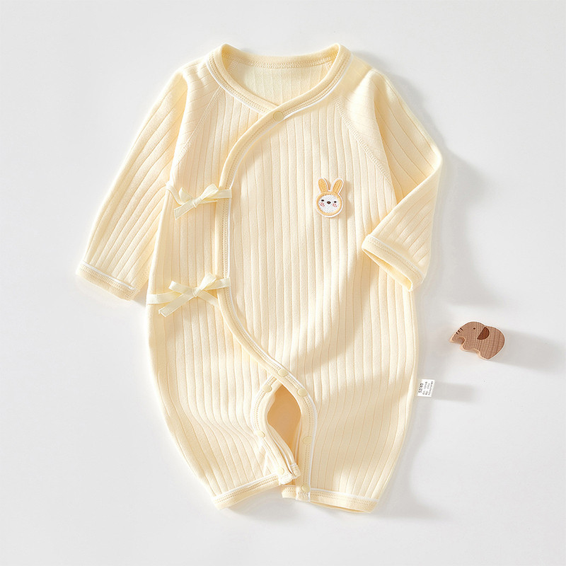 Roupas de bebê recém-nascido primavera outono recém-nascido puro algodão desossado borboleta roupas bebê monge roupas ve