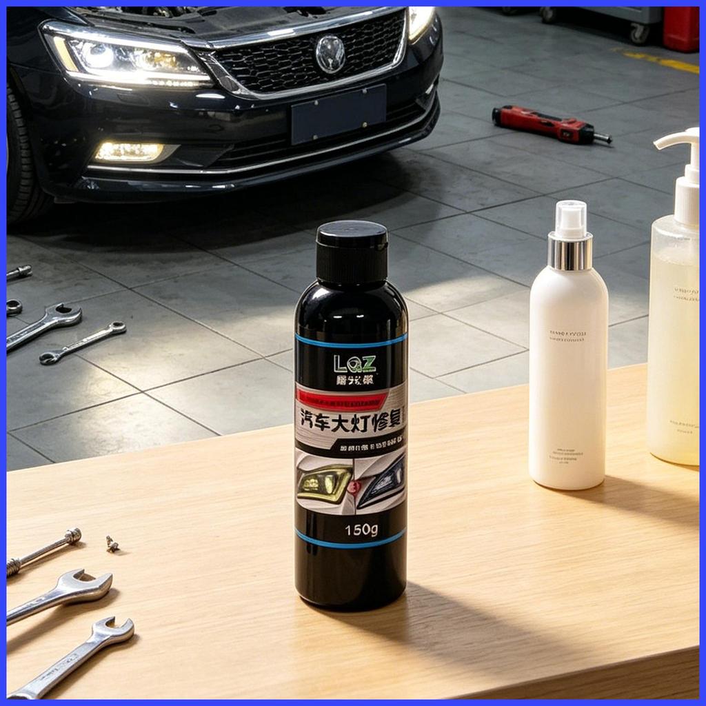 Para Reparo Do Farol Cabeça Luz Restaurar Kit 150g Removedor De Manchas Pasta Restauração Carro Automotivo magimy