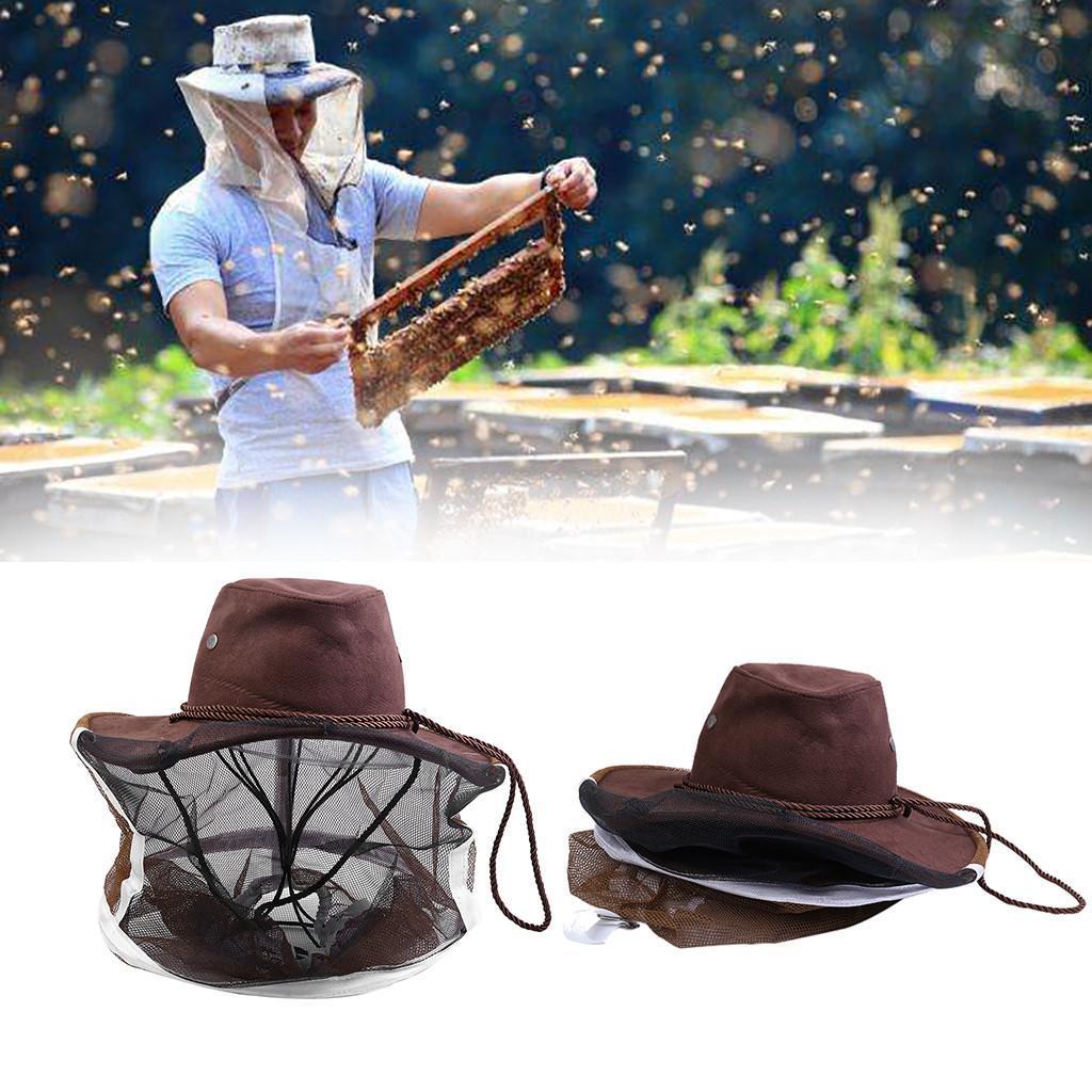 Chapéu Protetor De Apicultor , Tecido Anti-Abelha , Rede De Nylon , Apicultura , Cowboy , Bonés De Pesca