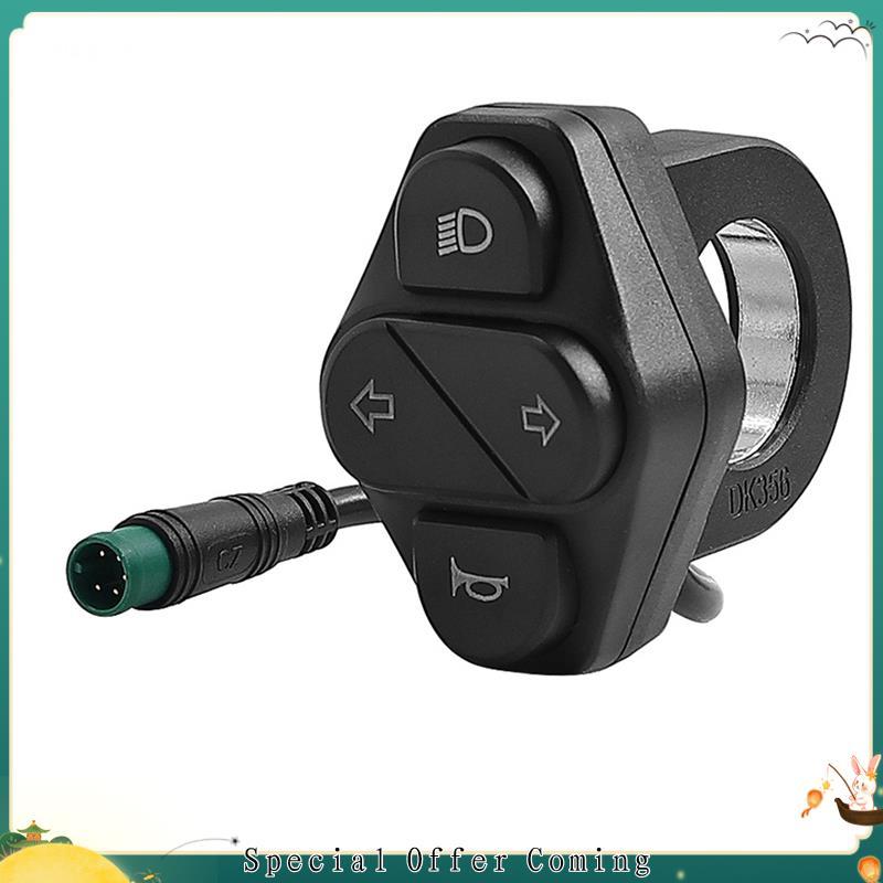 Botão De Controle Multifuncional , Interruptor De Buzina De Sinal De Mudança De Farol De 5 Pinos Para Scooter Elétrica G