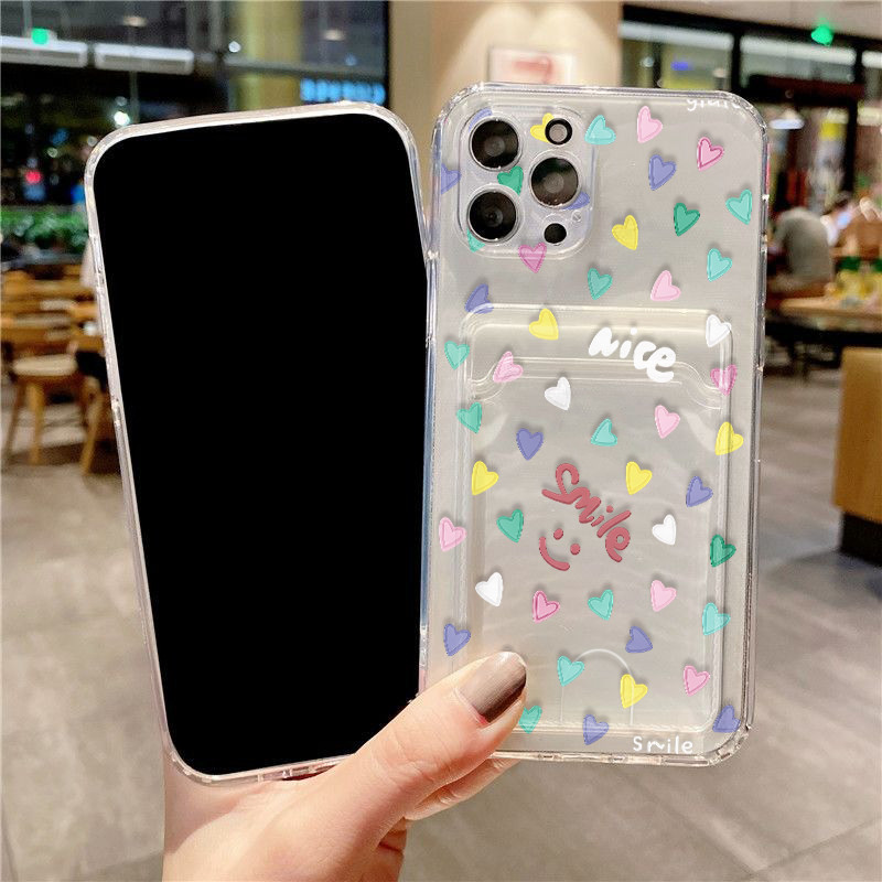 Capinha Capa Amor Porta Cartão Anti Para Samsung A15 A55 A54 A35 A05S A14 A34 A05 A03 S20 S21 S23 FE S24 S23 S25