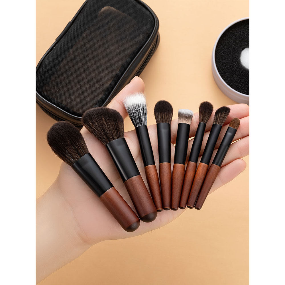 kit pincel maquiagem pincel maquiagem Mini conjunto de pincéis de maquiagem portátil mini conjunto pequeno pequeno Anima