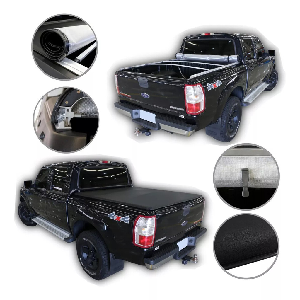 Capota Lona Marítima Ford Ranger Cabine Dupla 1998 a 2012 Trek