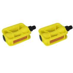 Pedal Bicicleta Infantil Rosca Fina 1/2 Sem Esferas Amarelo ( PAR )