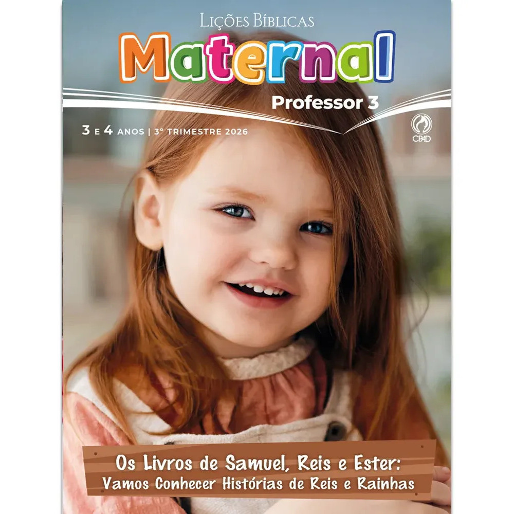 Revista Lições Bíblicas Maternal Professor
