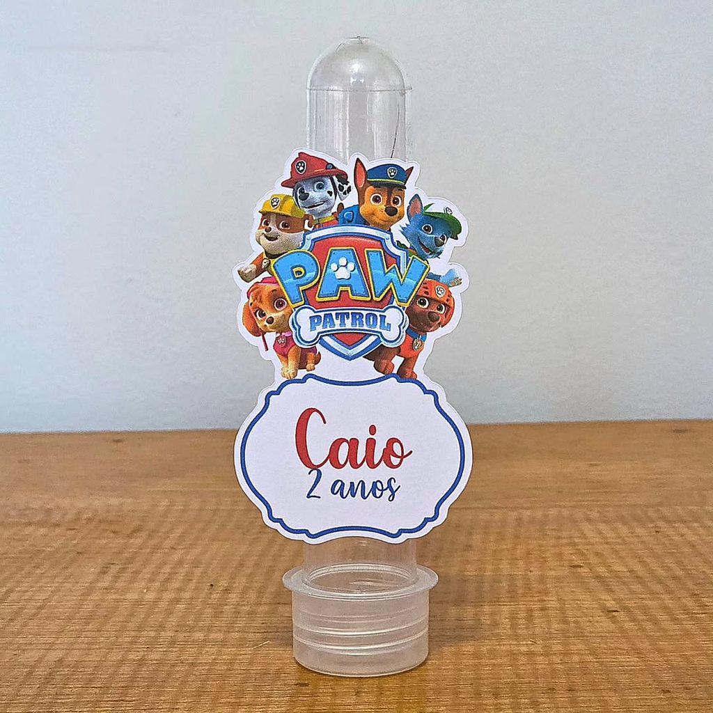 10 Apliques para Tubete Patrulha Canina | Personalizados | Lembrancinhas | Festa Aniversário