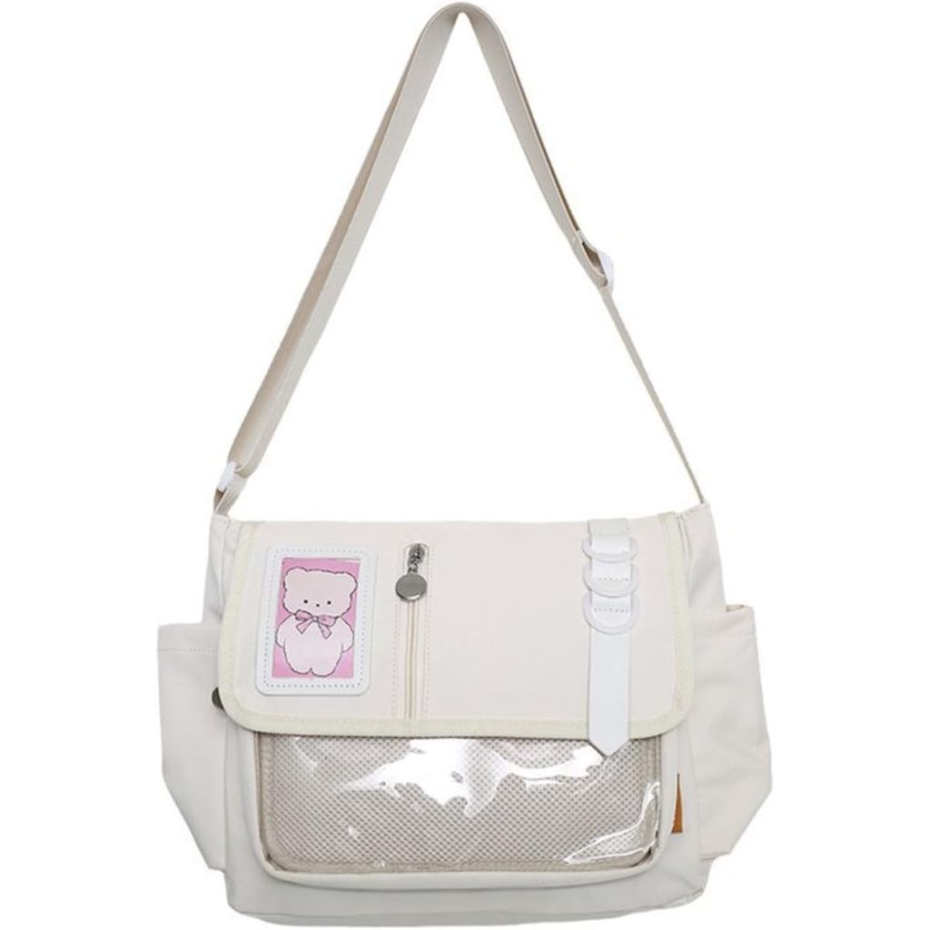 Bolsa Ita com exibição de pins, bolsa transversal, bolsa mensageiro Kawaii de anime japonês, Y2K Carterasparamujerforwom