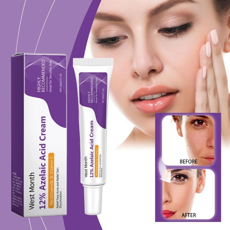 West Month Ácido Azelaico Creme Reparador Suave De Limpeza De Pele Facial