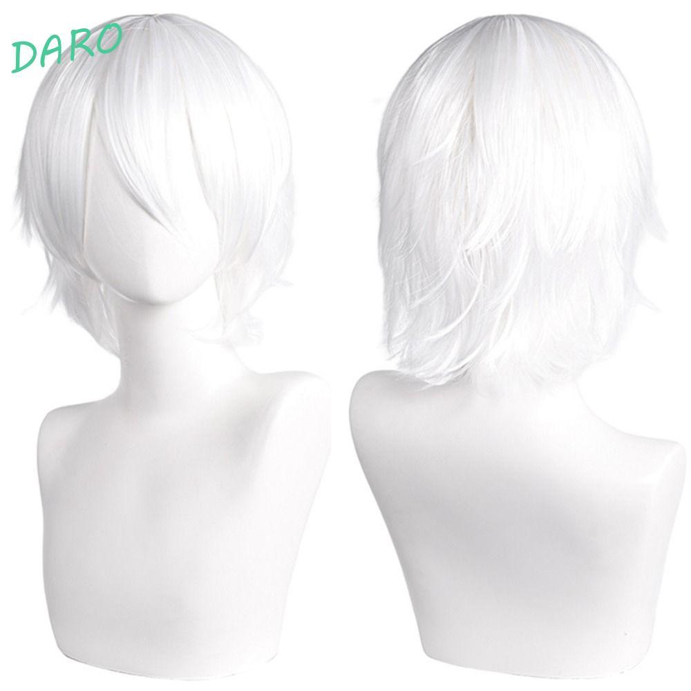 Dara Perucas Sintéticas Curtas E Retas , Peruca Cosplay Colorida Falsa Em Camadas , De Festa De Anime Universais Naturai