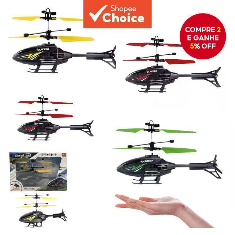 Helicóptero De Indução , Aeronave Modo Duplo , Brinquedo Voador Suspenso Como Presente