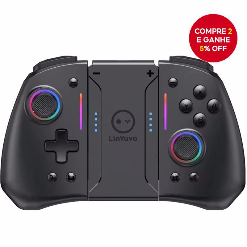 Controle Bluetooth sem fio para Nintendo Switch e OLED e Lite Gamepad Controlador de Jogos Comando Mando Game Pad