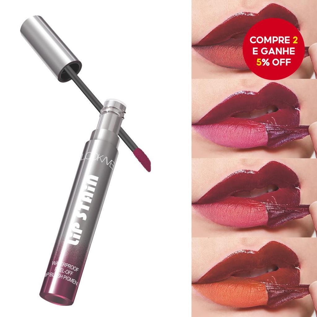 Batom Peel-off - 24h À Prova D'água E Transferência, Alta Pigmentação, Realça O Tom Natural Dos Lábios, 17g