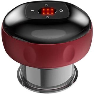 Máquina de Terapia de Ventosaterapia Elétrica Recarregável com 6 Modos de Aquecimento, Ferramenta de Massagem para Alívi